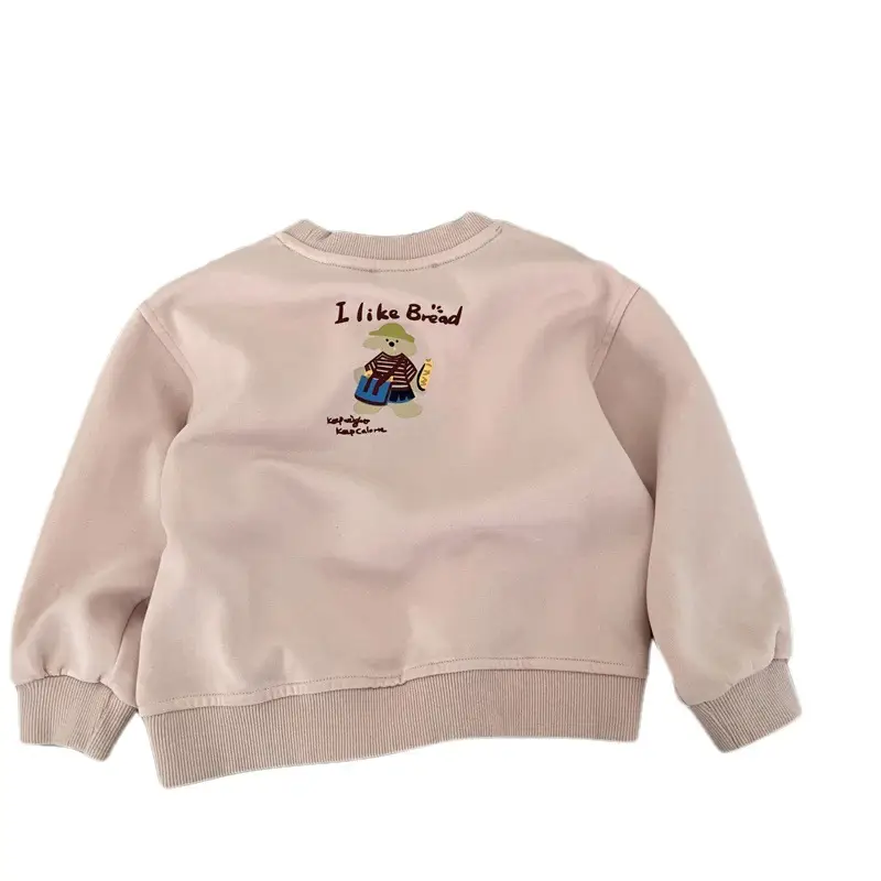 Girls Pink Sweatshirt "I Like Good" 2025 Autumn Wear - Image 6