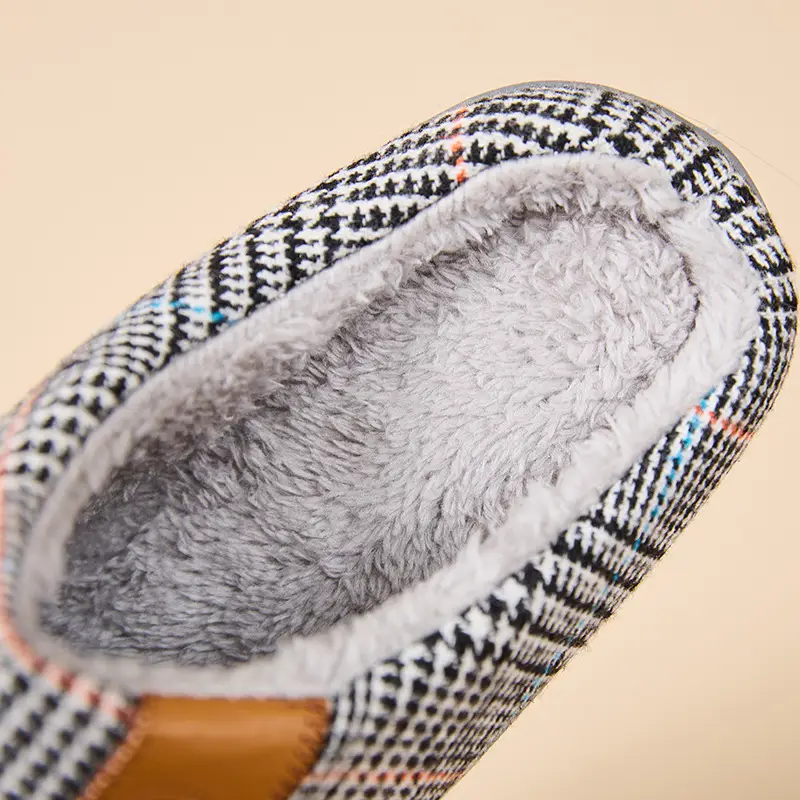 Large Size Cotton Slippers Men's Foreign Trade Thick-Soled Cotton Shoes Non-Slip Household 2025 New Summer Thick-Soled Cotton Slippers Wholesale - Image 6