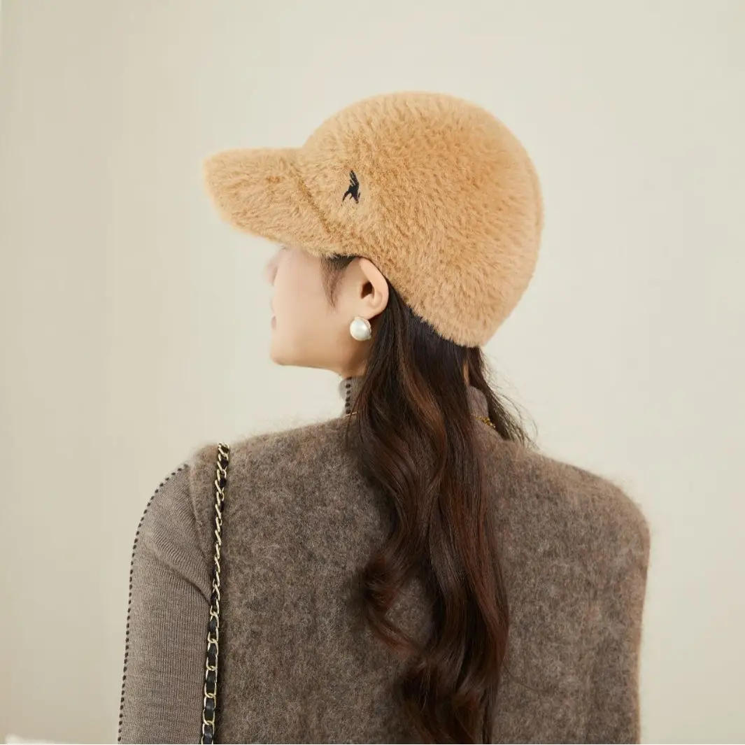2025 Plush Duckbill Cap Winter Women's Warm Hat - Image 7