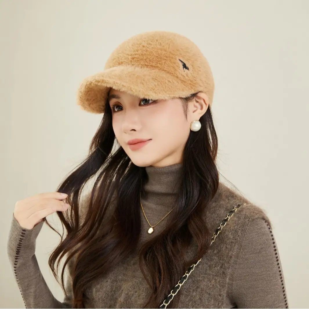 2025 Plush Duckbill Cap Winter Women's Warm Hat - Image 4