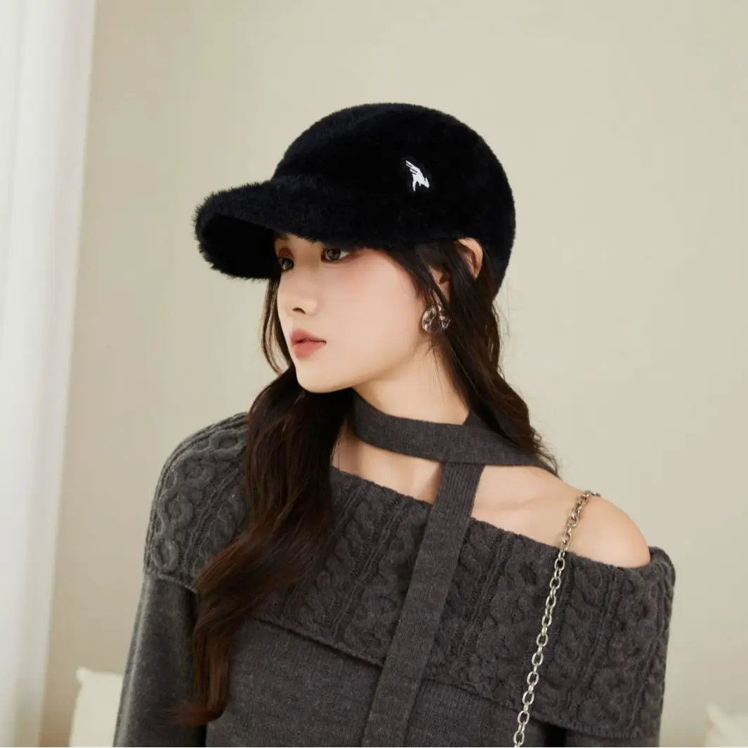 2025 Plush Duckbill Cap Winter Women's Warm Hat - Image 5