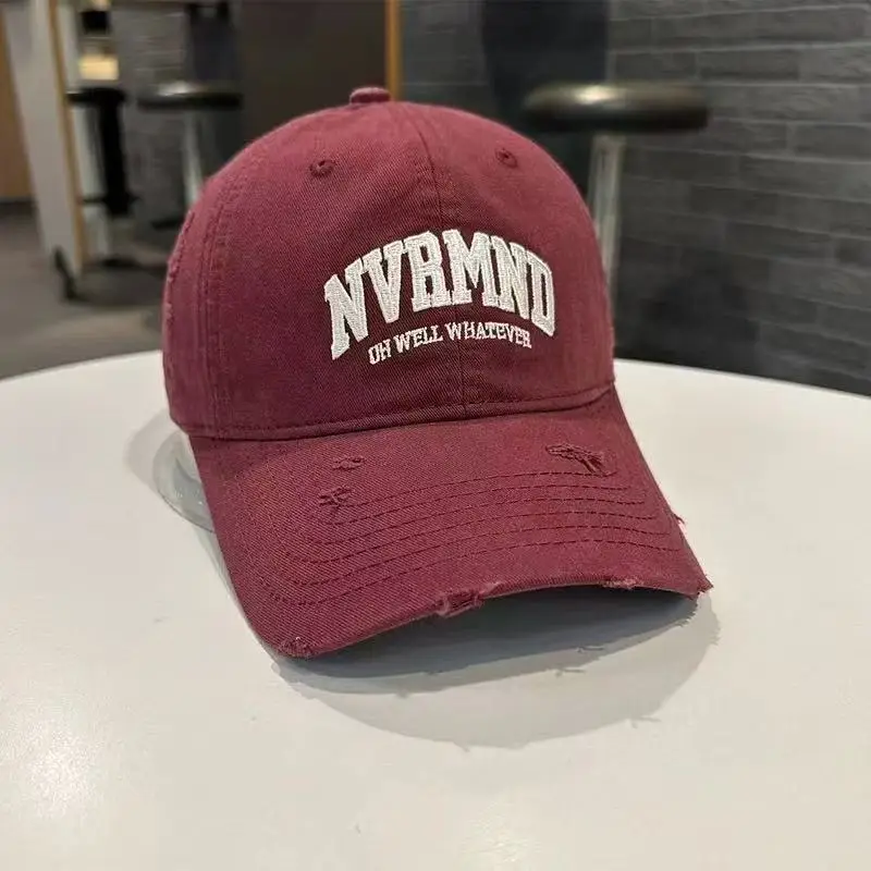 2025 New Navy Blue Lettered Baseball Cap for Women - Image 4