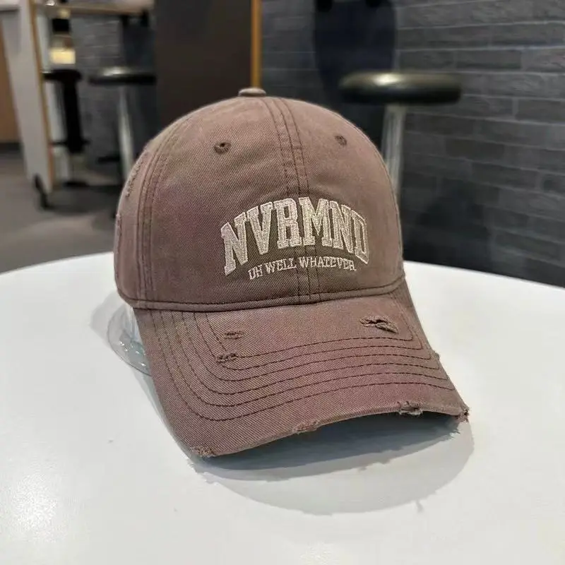 2025 New Navy Blue Lettered Baseball Cap for Women - Image 5