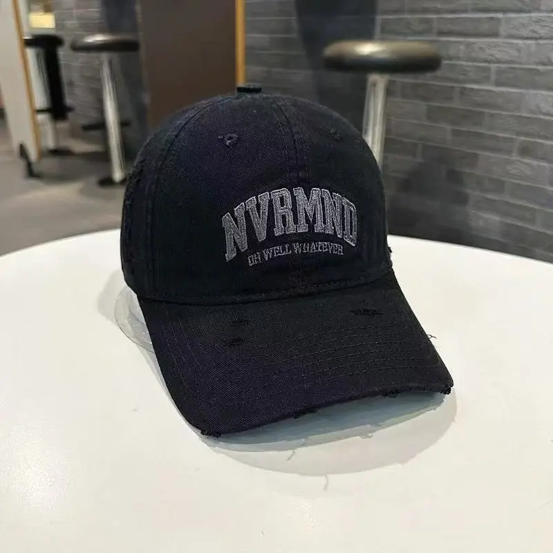 2025 New Navy Blue Lettered Baseball Cap for Women - Image 6