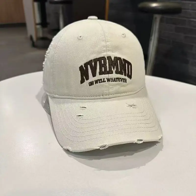 2025 New Navy Blue Lettered Baseball Cap for Women - Image 7