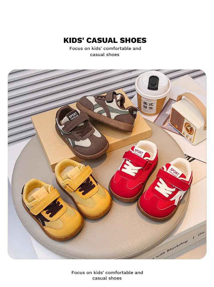 Red Mesh Baby Shoes for Boys 1-3 Years — feature 1