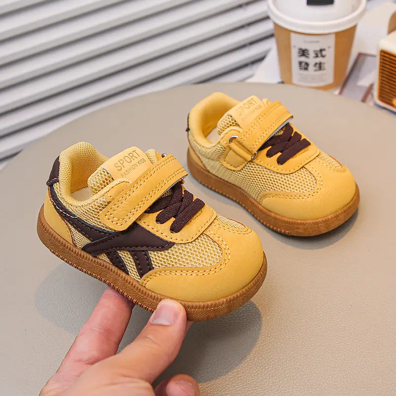 Red Mesh Baby Shoes for Boys 1-3 Years