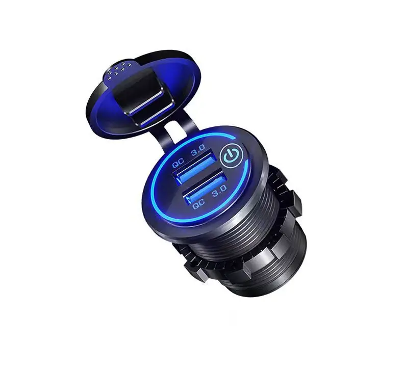 45W Motorcycle Car Charger Waterproof Dual USB — feature 18