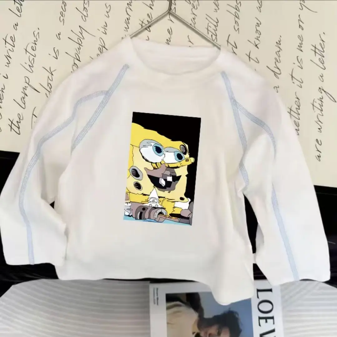 Boys Cotton Long Sleeve Cartoon Top Spring Autumn - Image 11