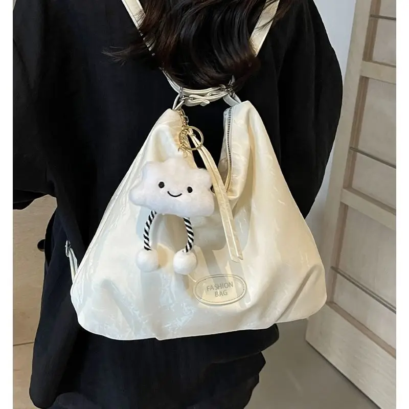 Silver Cloud Print Travel Backpack for Women Large Capacity - Image 7