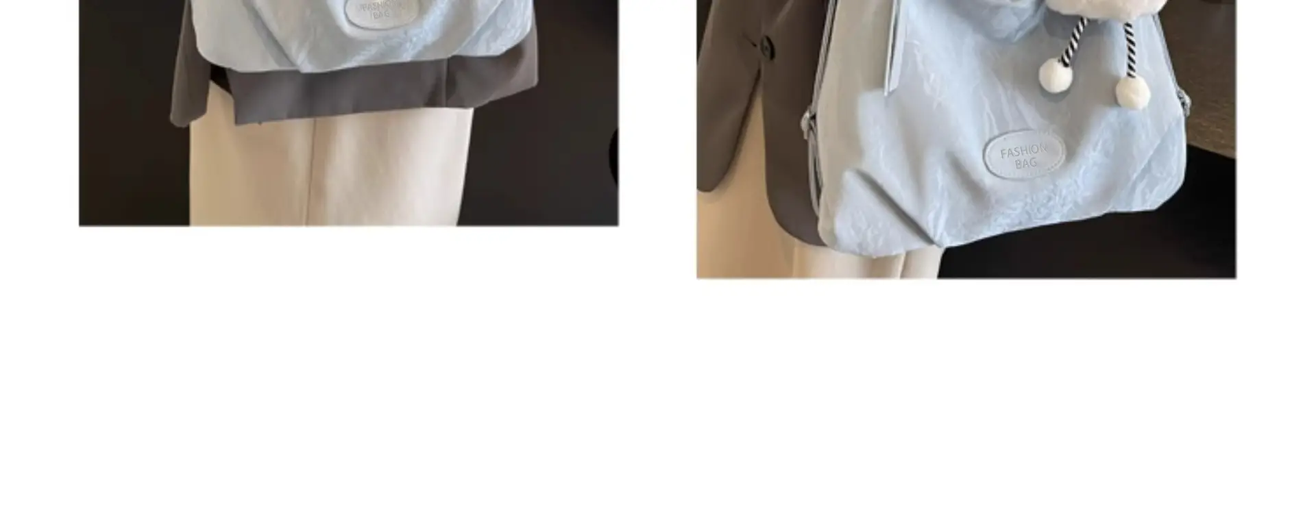 Silver Cloud Print Travel Backpack for Women Large Capacity — feature 20