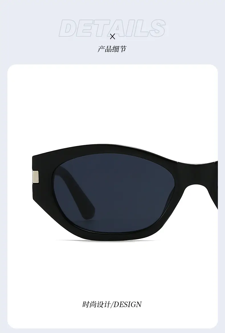 New Cocoa Mirror Cat-Eye Sunglasses Anti-UV Slimming Retro — feature 6
