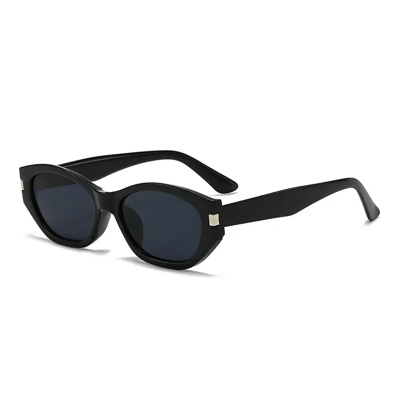 New Cocoa Mirror Cat-Eye Sunglasses Anti-UV Slimming Retro