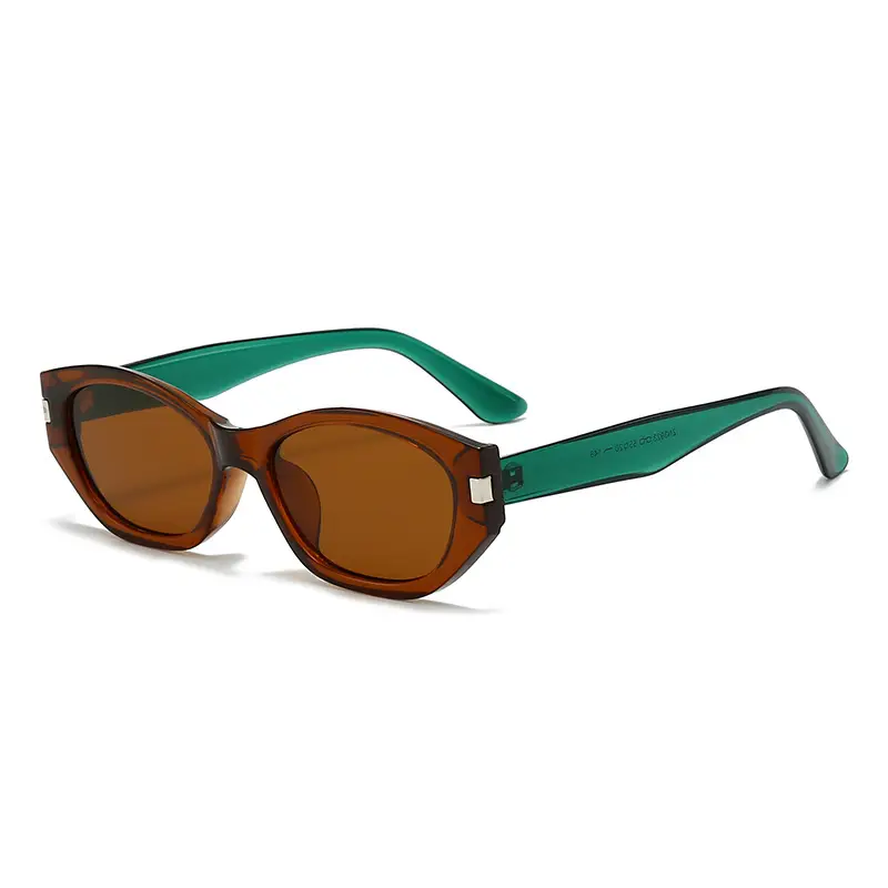 New Cocoa Mirror Cat-Eye Sunglasses Anti-UV Slimming Retro - Image 4