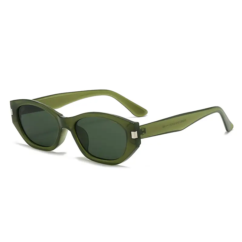 New Cocoa Mirror Cat-Eye Sunglasses Anti-UV Slimming Retro - Image 5