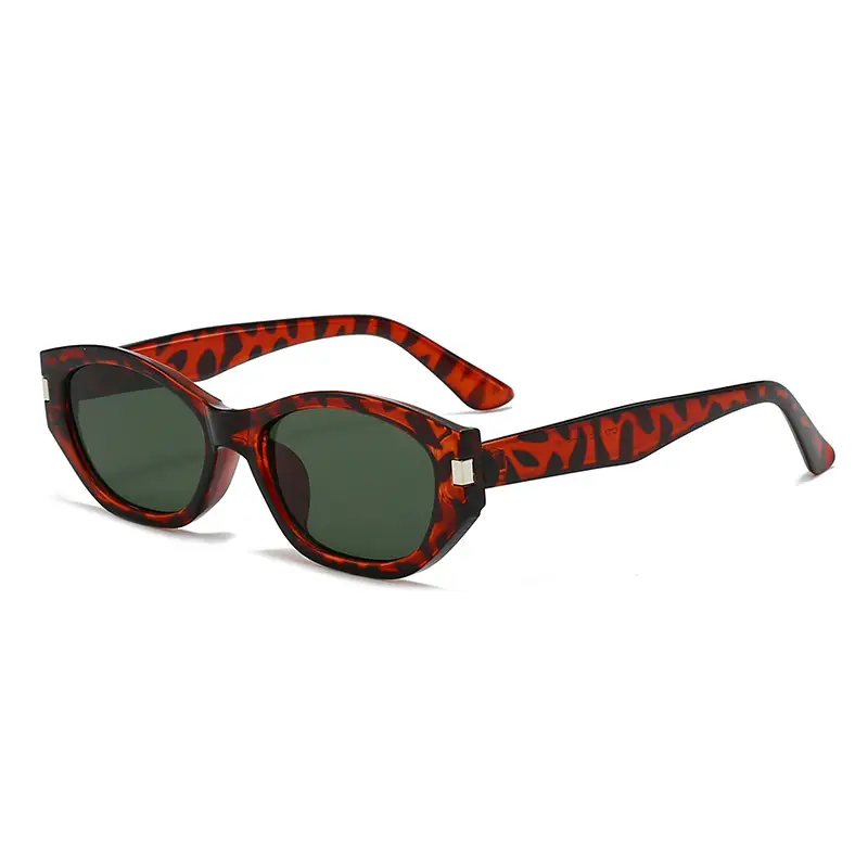 New Cocoa Mirror Cat-Eye Sunglasses Anti-UV Slimming Retro - Image 7