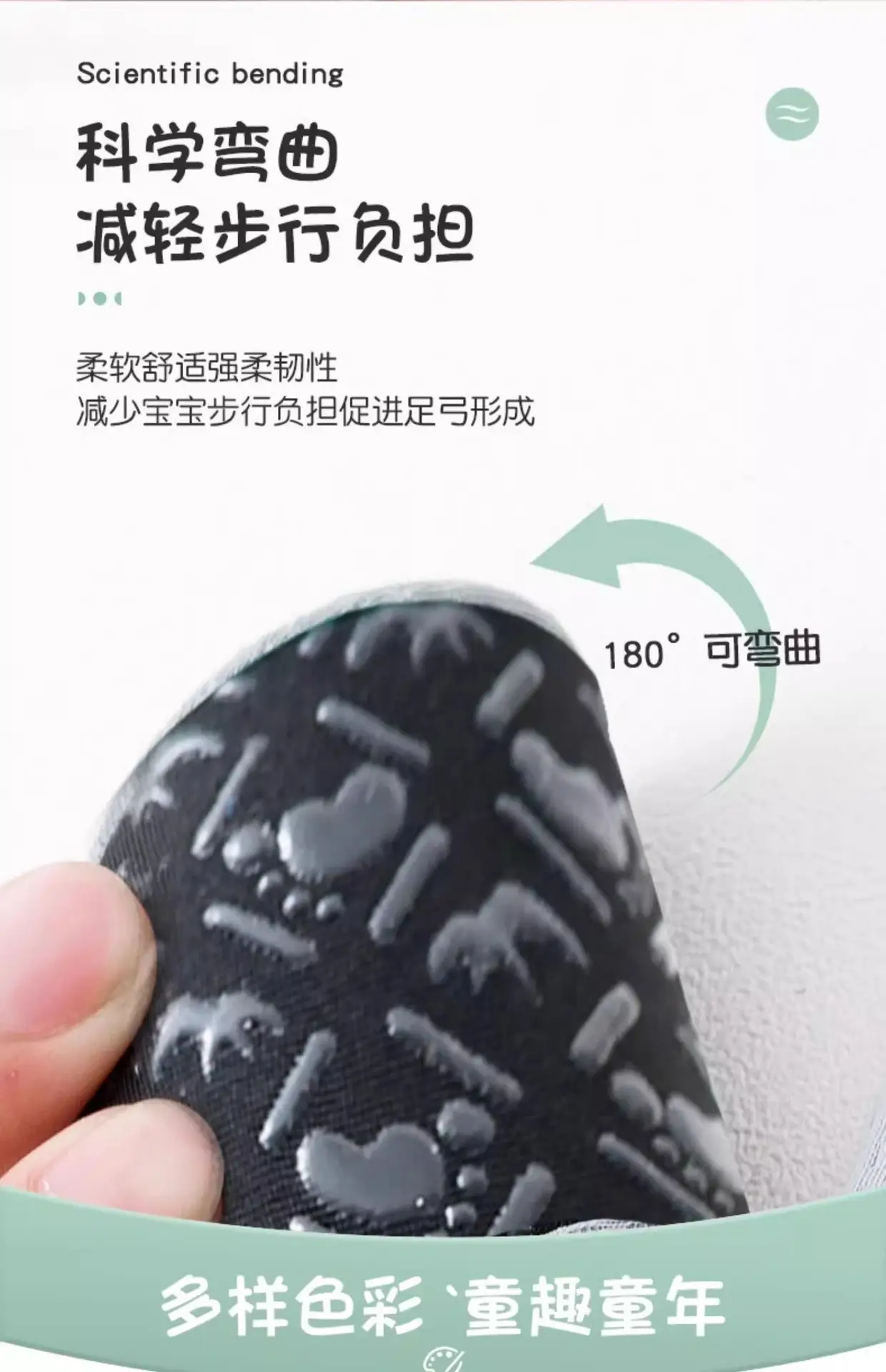 Baby Non-Slip Soft Sole Shoes Blue Bear Design β feature 10