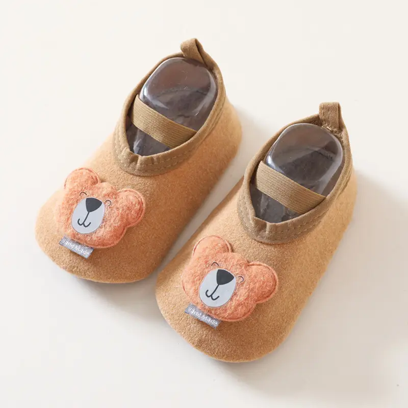 Baby Non-Slip Soft Sole Shoes Blue Bear Design - Image 2