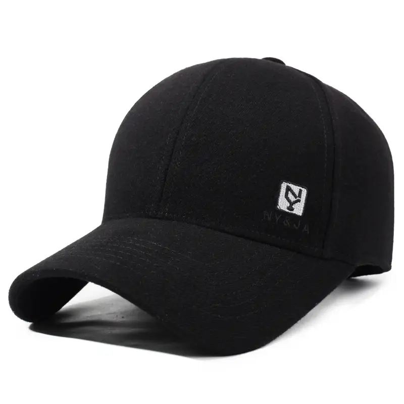 Men Navy Blue Baseball Cap Sun Hat Casual Wear - Image 2