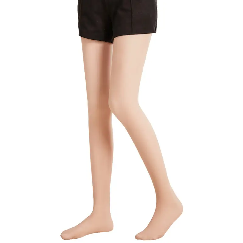 Women's Autumn and Winter Thickened Sheer Velvet Pantyhose, Warm Plus-Size Leggings with a Bare-Leg Effect