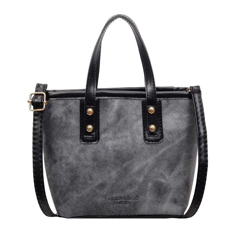 Retro Contrast Handbag Women 2025 Summer Texture - Image 9