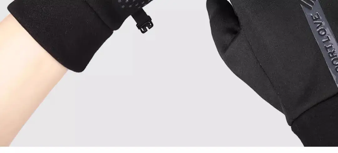 Men's and Women's Warm Gloves for Autumn and Winter Cycling Electric Vehicles with Touch Screen, Windproof and Water Repellent, Winter Sports Fleece-Lined and Thickeneding — feature 6