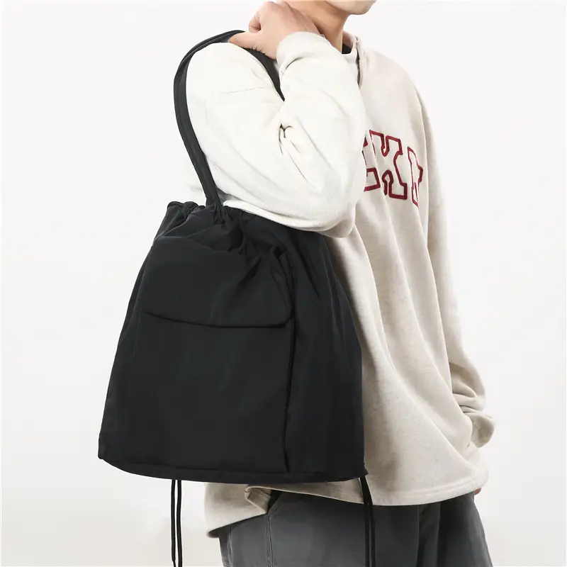 Women's New Solid Color Shoulder Bag Korean Style Commuter Tote Bag - Image 9