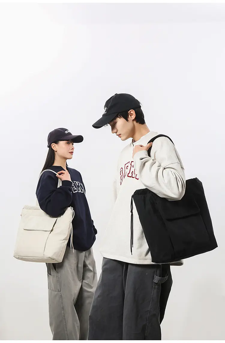 Women's New Solid Color Shoulder Bag Korean Style Commuter Tote Bag — feature 15
