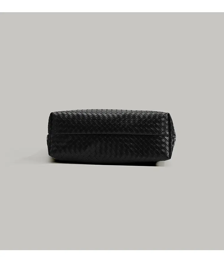 Black Woven Women's Tote Bag 2025 Large Capacity — feature 12