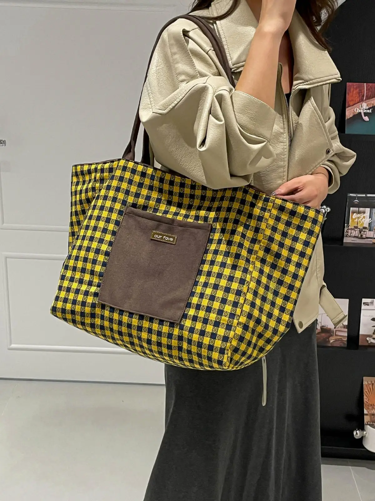 Women's Leopard Print Tote Bag Large Capacity Cross Border - Image 8