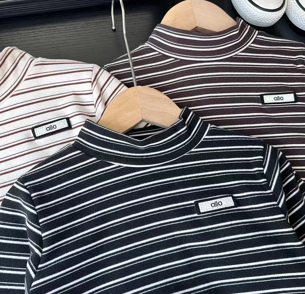 2025 Striped Stretch T-Shirt for Boys Winter Clothing — feature 6