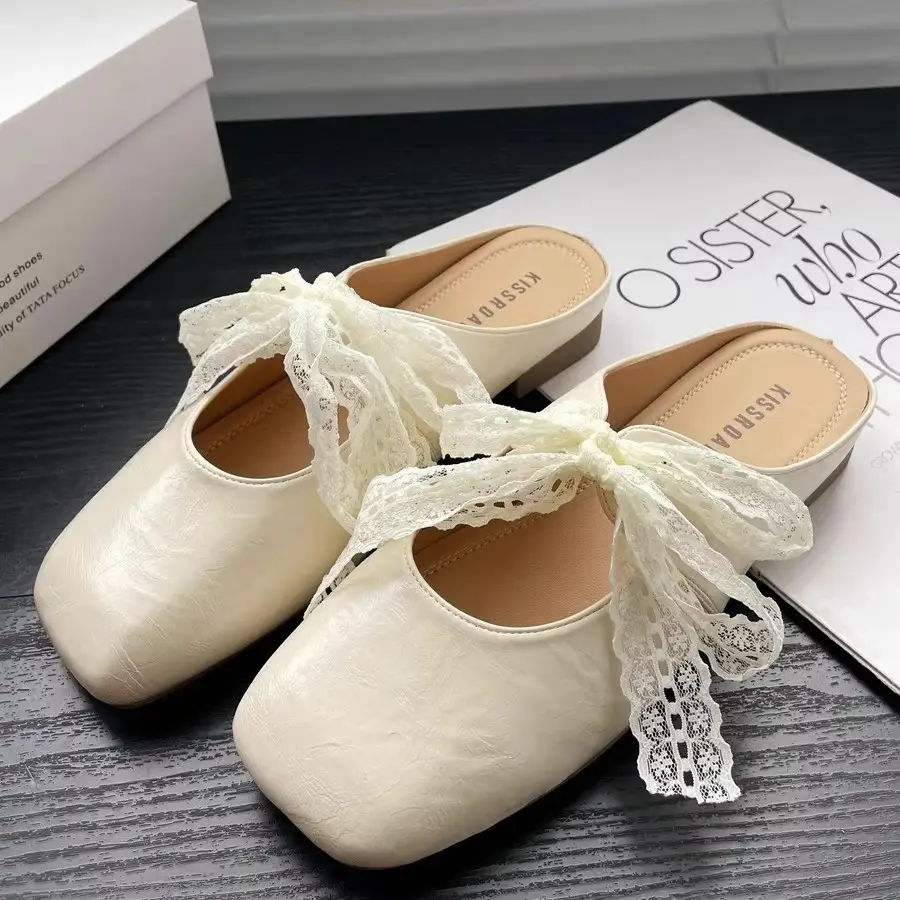 French-Style Bow Sandals for Women Summer 2025 - Image 6