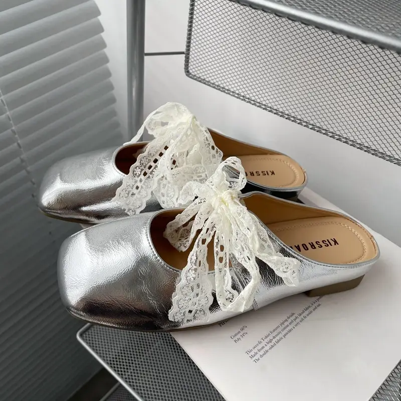 French-Style Bow Sandals for Women Summer 2025 - Image 3