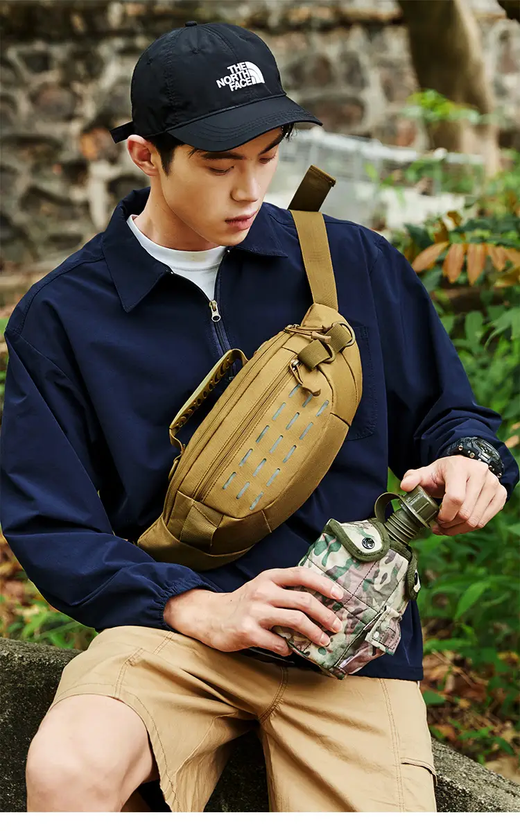 Masawe Tactical Waist Bag Tan Multi-Functional Sports Bag — feature 19