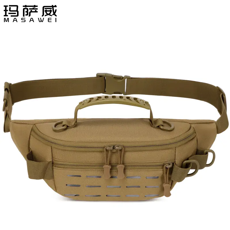 Masawe Tactical Waist Bag Tan Multi-Functional Sports Bag — feature 37