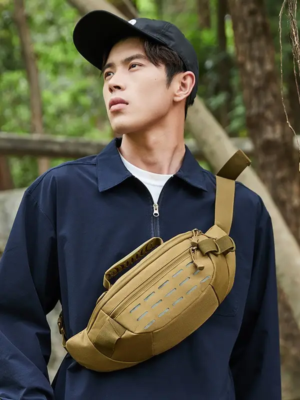Masawe Tactical Waist Bag Tan Multi-Functional Sports Bag — feature 38