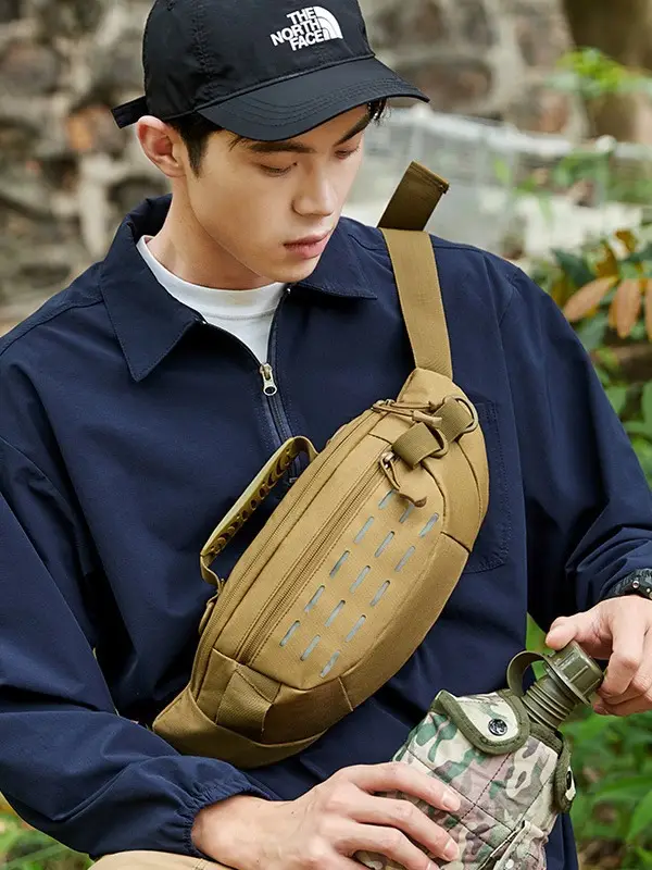 Masawe Tactical Waist Bag Tan Multi-Functional Sports Bag — feature 39