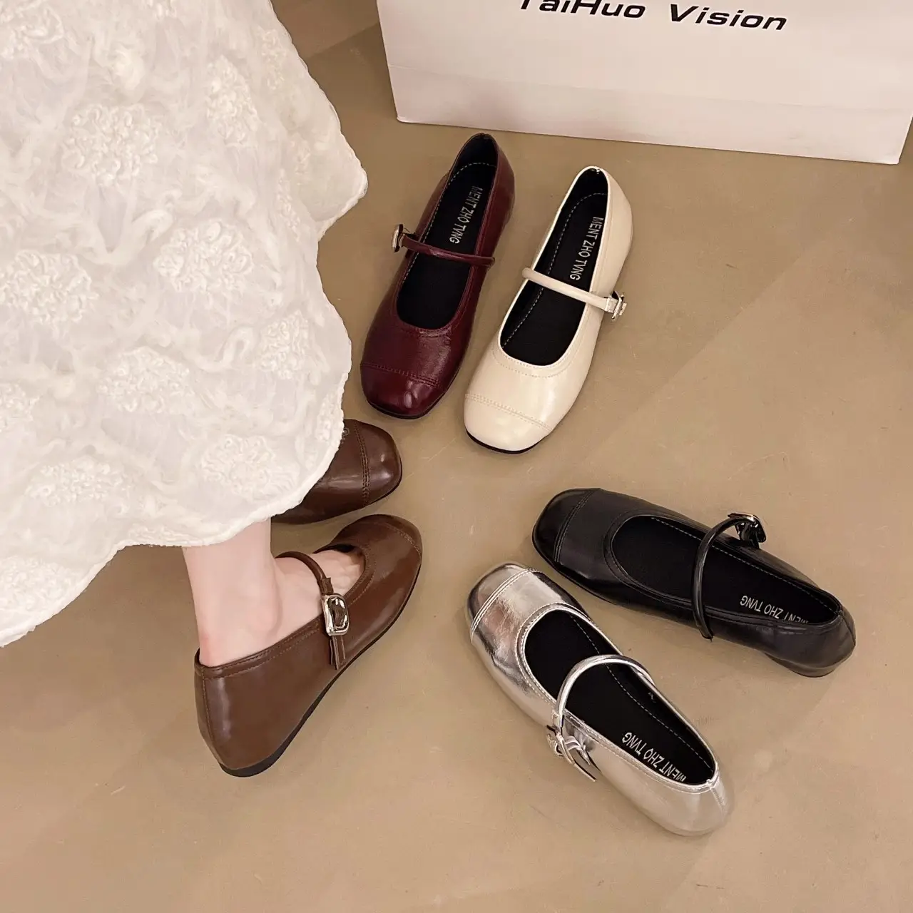 Women's Silver Ballet Flat Shoes 2025 - Image 7
