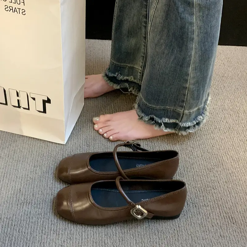 Women's Silver Ballet Flat Shoes 2025 - Image 2