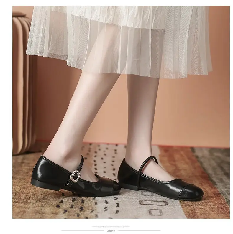 French Silver Mary Jane Flats Summer 2025 - Image 7