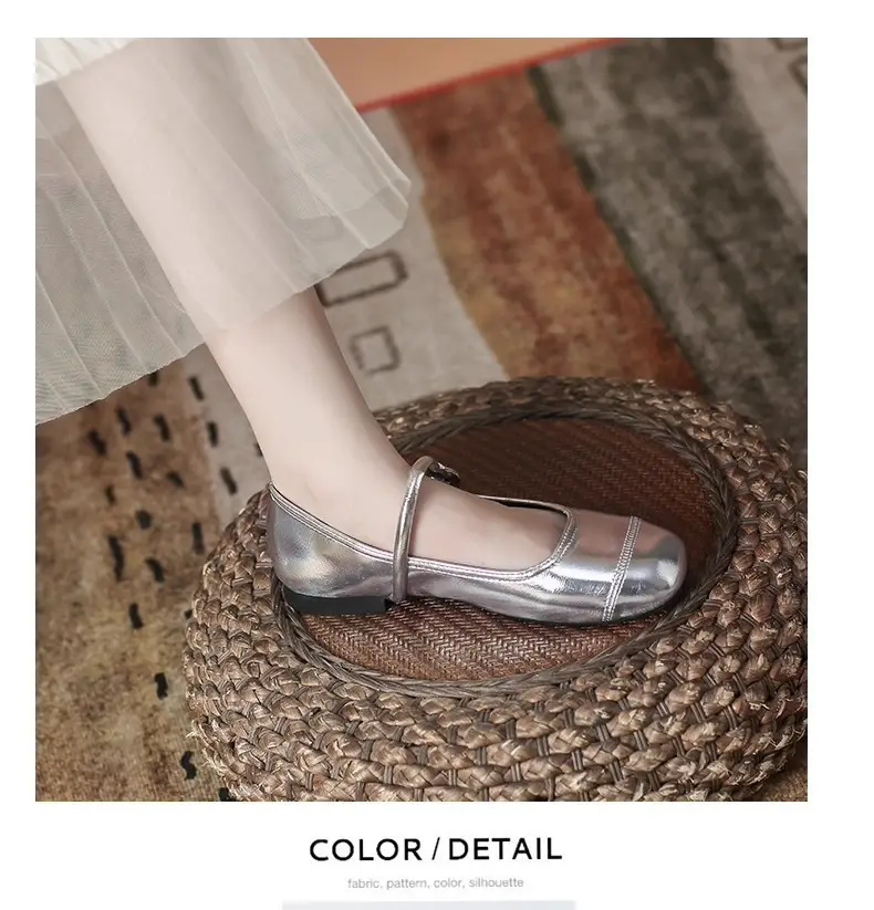 French Silver Mary Jane Flats Summer 2025 — feature 20