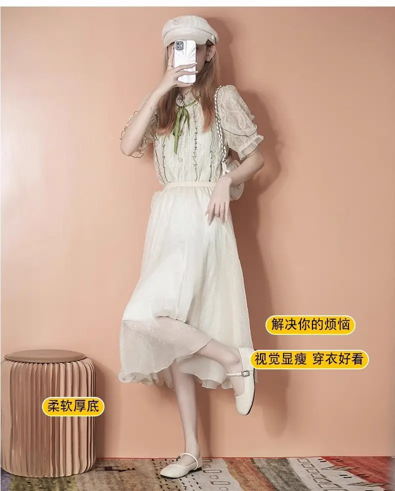 French Silver Mary Jane Flats Summer 2025 — feature 3