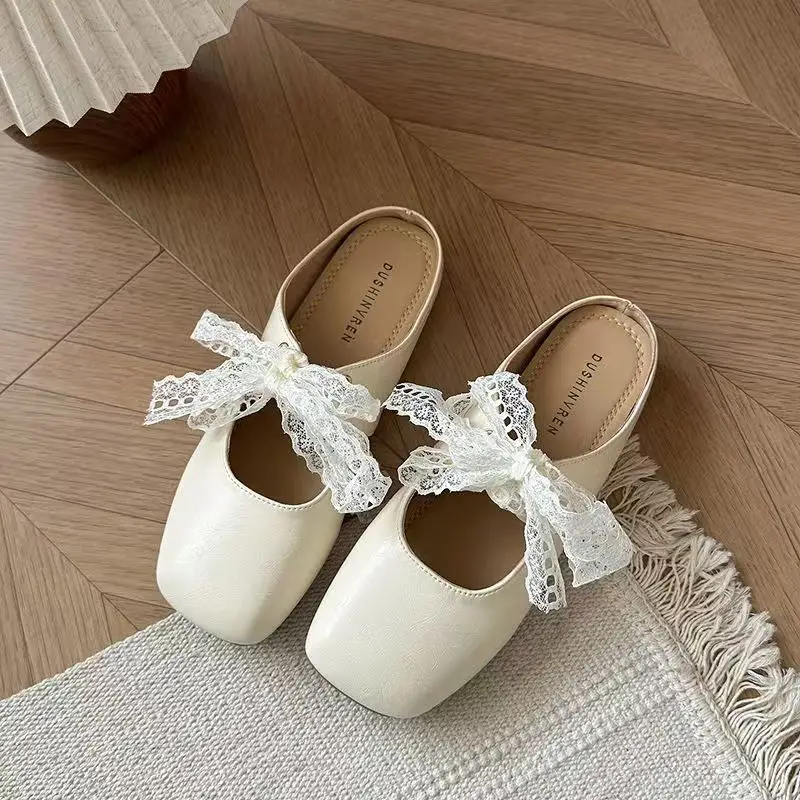 French-Style Slip-On Mules for Women Summer 2025 - Image 2
