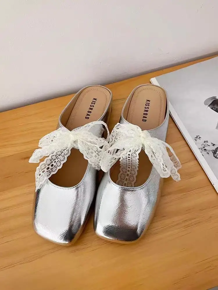 French-Style Slip-On Mules for Women Summer 2025 - Image 3