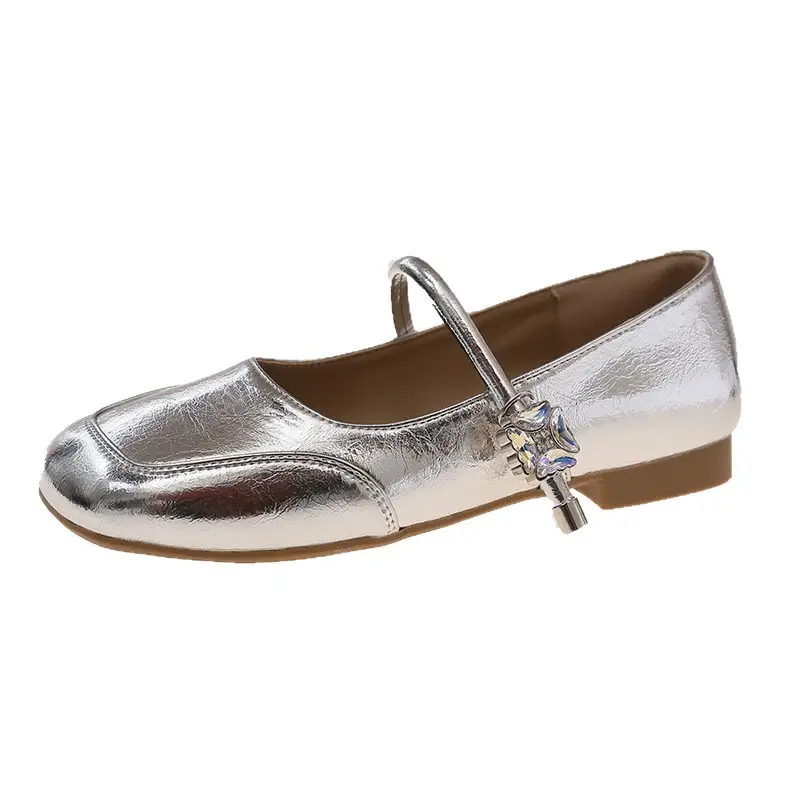 Evening Breeze Gentle Shoes Flats Shoes for Women Summer 2025 New Mary Jane Women's Shoes with Skirt Soft Sole Small Leather Shoes - Image 8