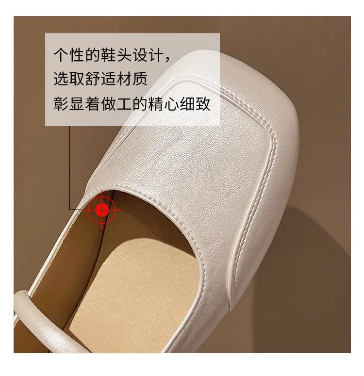 Evening Breeze Gentle Shoes Flats Shoes for Women Summer 2025 New Mary Jane Women's Shoes with Skirt Soft Sole Small Leather Shoes — feature 5