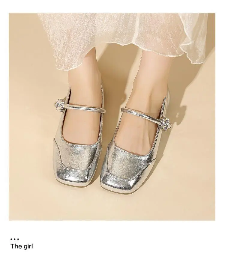 Women's Summer Shoes 2025 New Spring and Autumn Fairy Style Gentle Soft Sole Flat Shoes Shallow Mouth Versatile Beanie Shoes for Women — feature 11