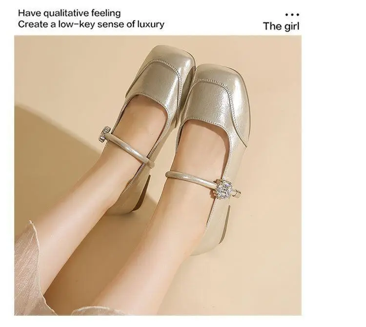 Women's Summer Shoes 2025 New Spring and Autumn Fairy Style Gentle Soft Sole Flat Shoes Shallow Mouth Versatile Beanie Shoes for Women — feature 16
