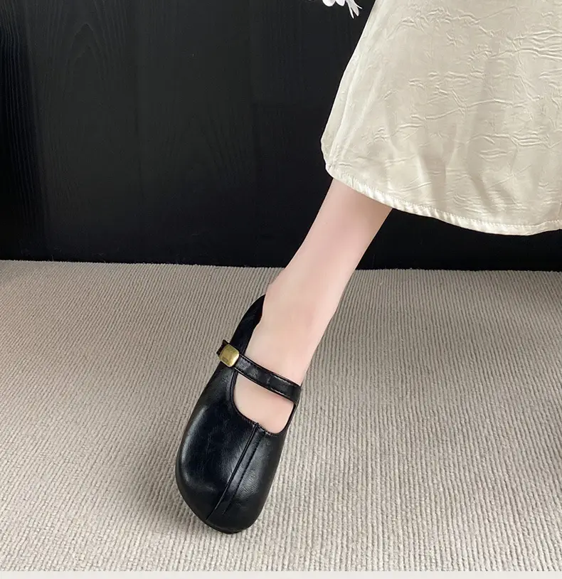 French-Style Closed-Toe Mules for Women, Summer 2025 New Versatile Retro Mary Jane Sandals to Match Dresses — feature 12