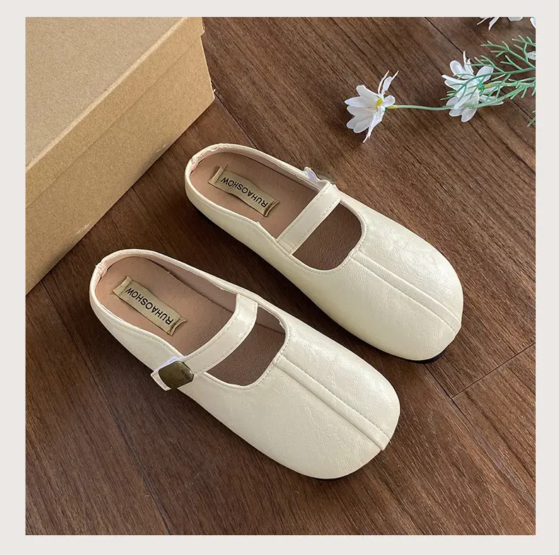 French-Style Closed-Toe Mules for Women, Summer 2025 New Versatile Retro Mary Jane Sandals to Match Dresses — feature 17